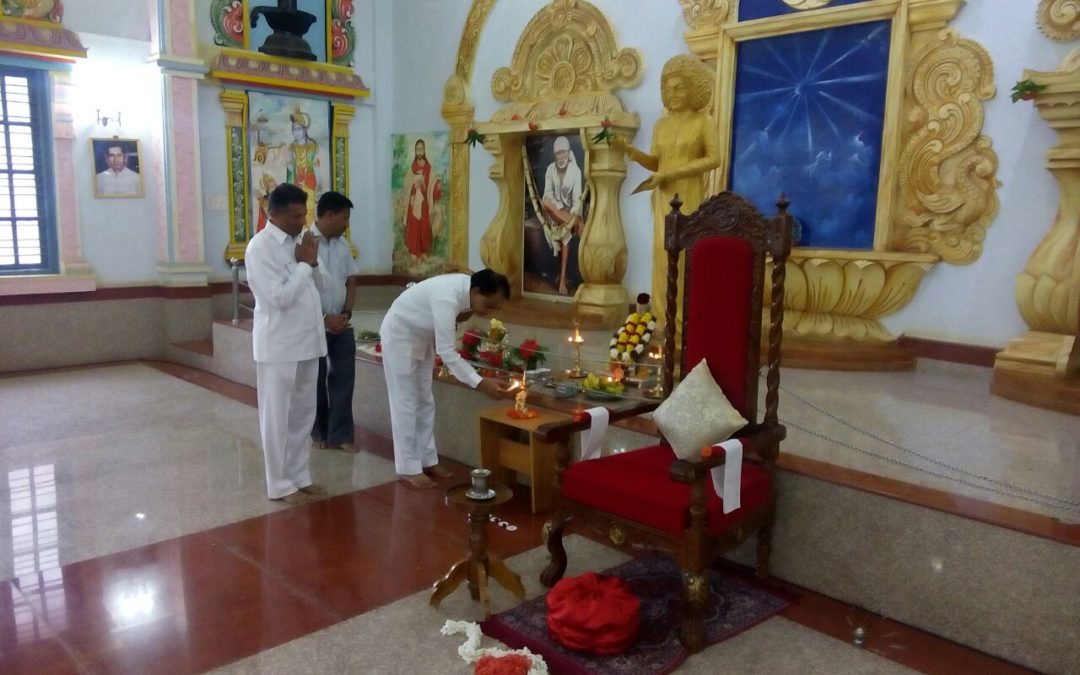 Inauguration of Twenty Ninth and Thirtieth Sai Gayatri chanting center at Balamandir, Chikkaballapur