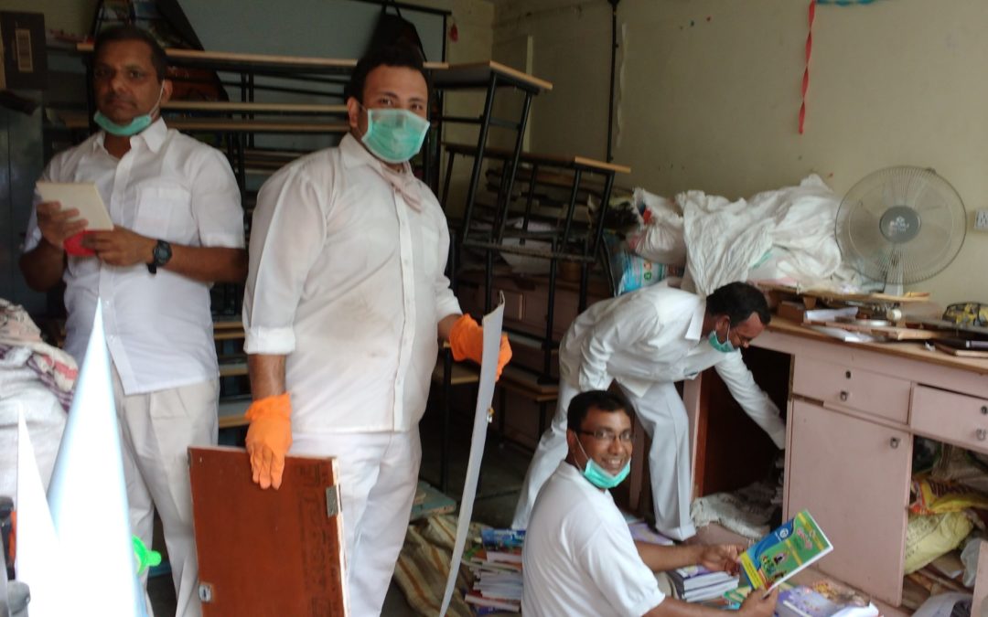 VIDYA JYOTHI – 3 – CLEANING ACTIVITY- BANGALORE CENTRAL DIST.