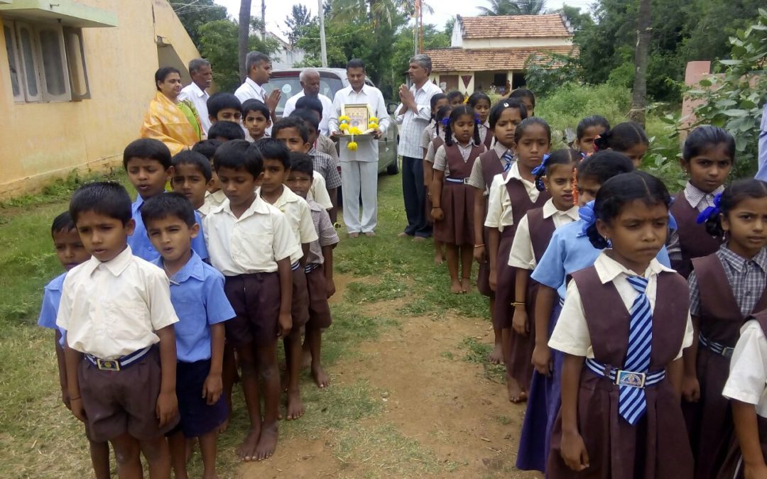 Inauguration of fortieth Sai Gayatri Chanting centre at Kannasandra Primary School