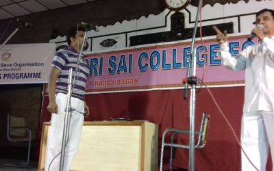 Skit presentation at Sai College