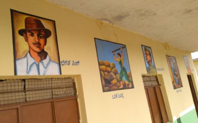 Wall painting in SSSVJ School – Bellary