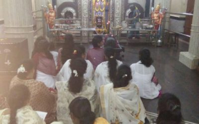 Veda chanting on 10-11-2017 @ Mahadev temple, Karwar