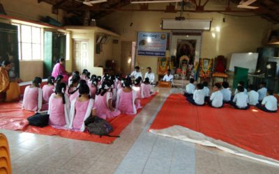 Bhajan Training and Service Activities @ Prashanti School, Siddapura, North Kanara