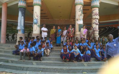 Science Exhibition visit by SSSVJ school in Ballari