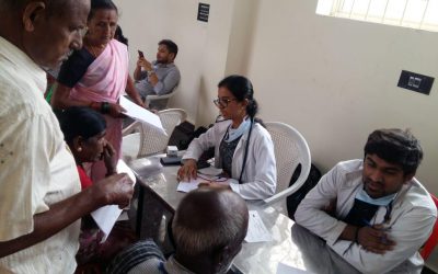 Medical camp at Vagata, Bengaluru rural