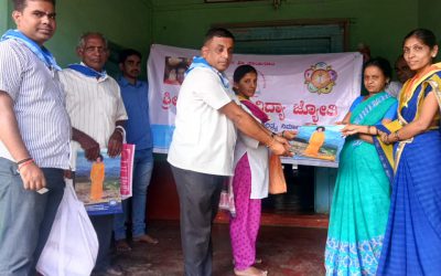 Calendar distribution at Davangere