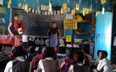 Balvikas Class @SSSVJ Neelavni, Haliyal, Uttara Kannada