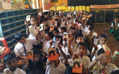 Distribution of Hygiene kits to SSSVJ school children @ Uttara Kannada