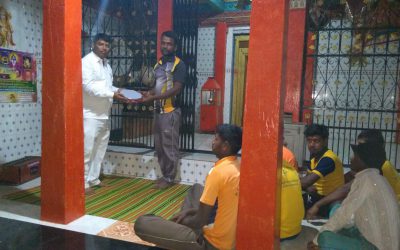 Bhajan Training to youth in SSSVJ adopted village, Dharwad