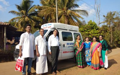 Mobile Dental camp @SSSVJ School, Shivamogga