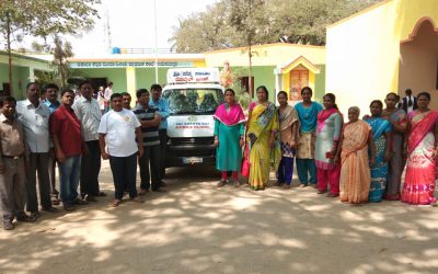 Eye clinic at Government school, Kolar district