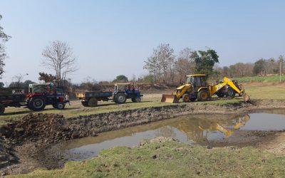 Pond Rejuvenation @SSSVJ Domgera Lake, Haliyal, Uttara Kannda