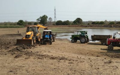 Pond Rejuvenation @Ajgaon, Haliyal, Uttara Kannada