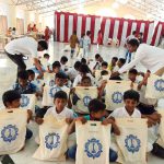 SSSVJ School children come to Brindavan