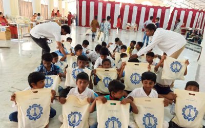 SSSVJ School children come to Brindavan