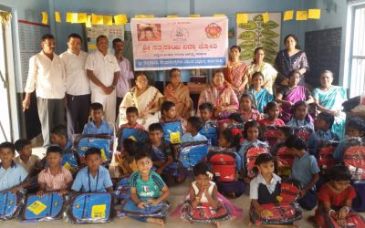 SSSVJ school Bags, stationery and sweet distribution @ Dakshina Kannada