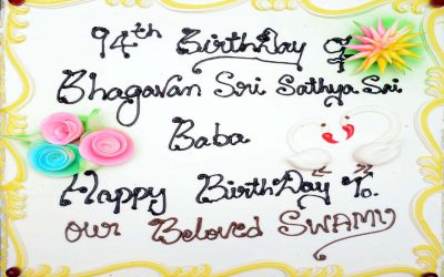 Swamy’s Birthday celebration @ SSSVJ School, Mandya, Tumakuru, Bellary, Bagalkote, Dakshina Kannada and UK